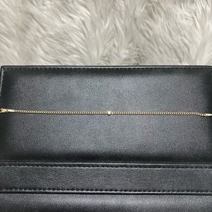 Solid Yellow Gold/Diamond Bracelet